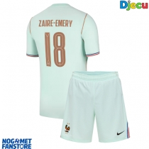 Francuska Warren Zaire-Emery #18 Gostujuci Dres za djecu SP 2026 Kratak Rukav (+ Kratke hlače)